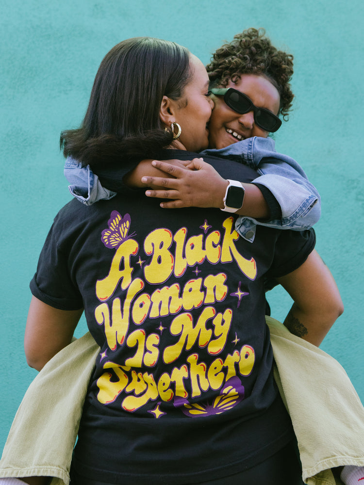 
                
                    Load image into Gallery viewer, Black Woman is my Super Hero Adult Tee
                
            